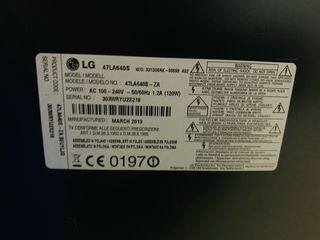 Televisor LG 47’ 47LA6408-ZA en Sevilla