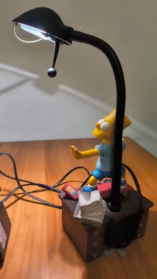 Lampada da Tavolo Bart Simpson Vintage