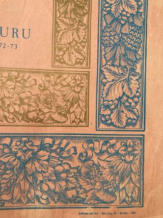 Cartel Sobre el Barroco Galería Juana de Aizpuru