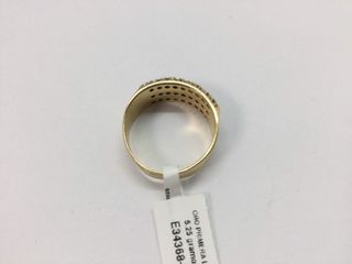 anillo oro 18k con circonita