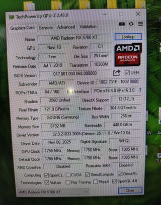 Scheda video SOYO RX5700XT