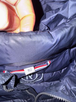 Cazadora plumas Reset niño azul marino T.10/12