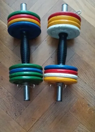 Mancuernas ajustables 8 kg