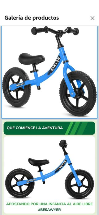 Bici Equilibrio Sawyer 12 Pulgadas