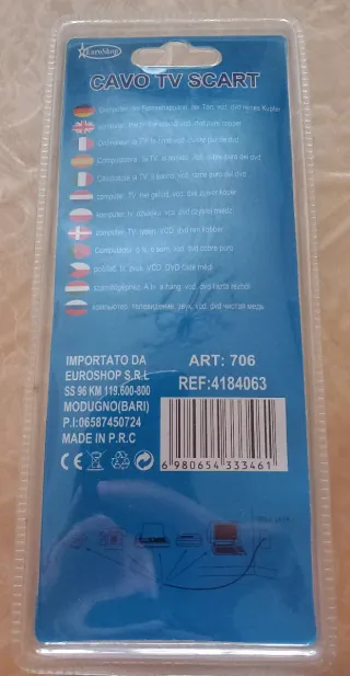 Cavo TV Scart EuroShop