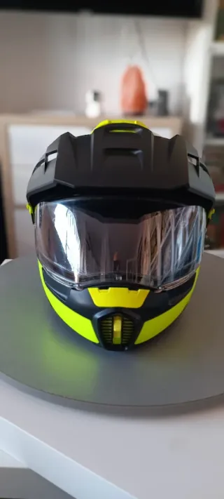 Casco Moto Schubert E1 Negro/Amarillo, Talla M