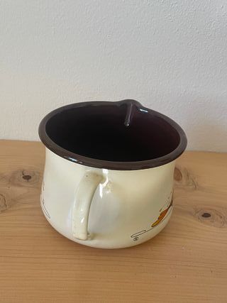 Tazza in Metallo smaltato Vintage