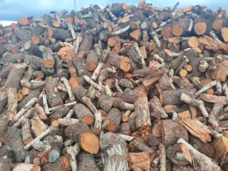 Leña de almendro para chimenea o estufa