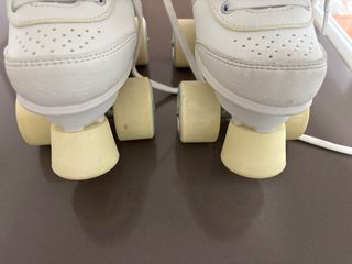 Patines blancos niña talla 30 equivale 18,5 cm apr