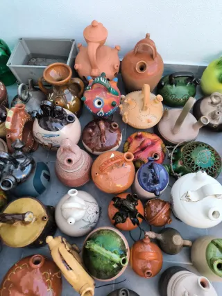 Botijos de cerámica y terracota