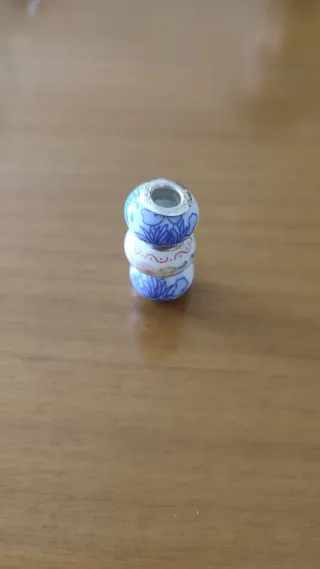 3 Charms Plata 925 Compatible Pandora