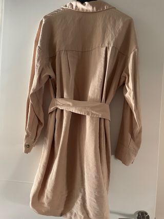 Vestido safari beige