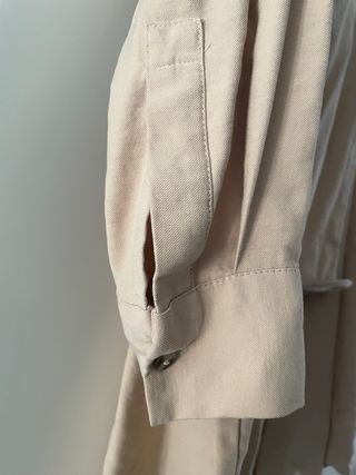 Vestido safari beige