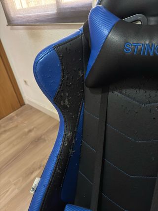 Silla Gaming Stinger Azul y Negra