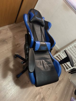 Silla Gaming Stinger Azul y Negra