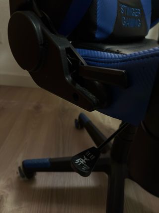 Silla Gaming Stinger Azul y Negra