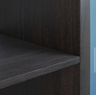 Estantería KALLAX 4 cubos negro-marrón con cajitas