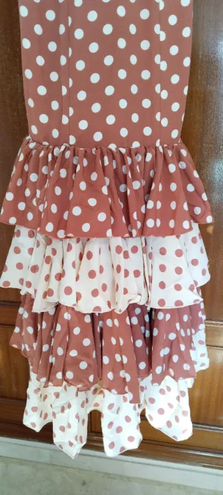 Traje Flamenca Bata Rociero Lunares