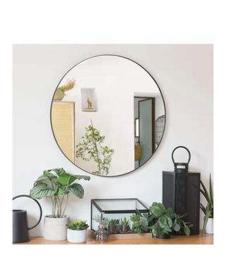 Espejo Redondo Maisons du Monde Negro