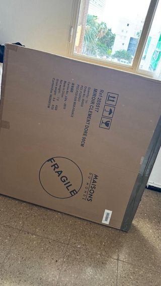 Espejo Redondo Maisons du Monde Negro