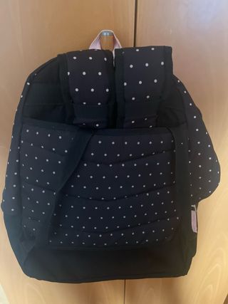 Mochila Pepe Jeans negra con lunares