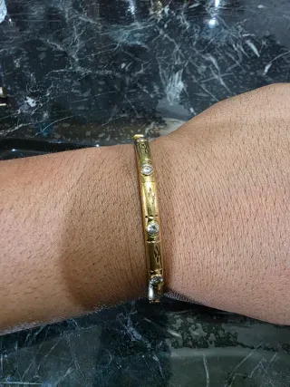 Pulsera Oro 18k con Circonitas
