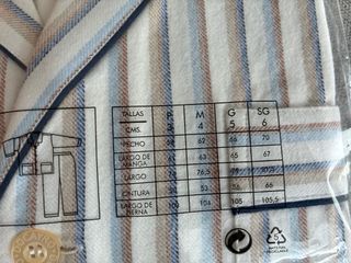 Pijama hombre rayas DOO talla XL