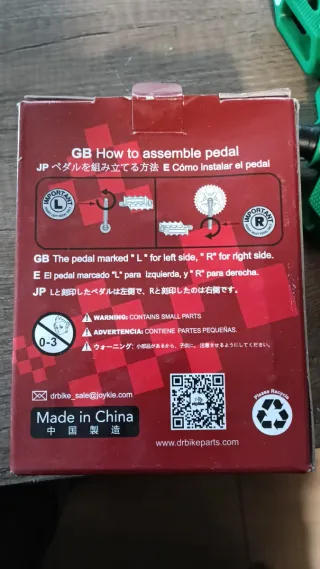 Pedales de Bicicleta Verdes DR. BIKE