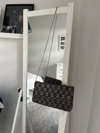 Bolso de hombro estampado