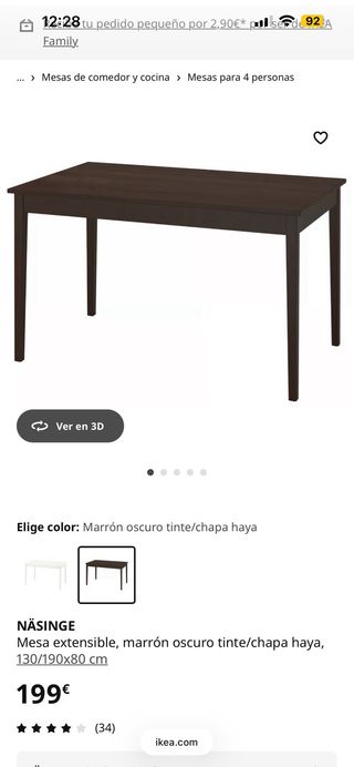 Mesa comedor 4 sillas madera y tela color gris