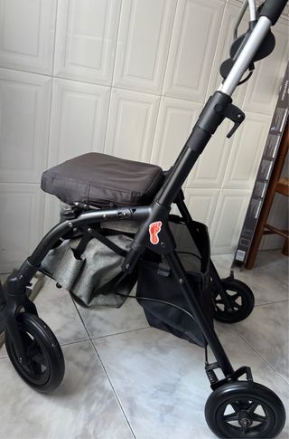 Andador con Carro de Compra y Asiento Plegable R05