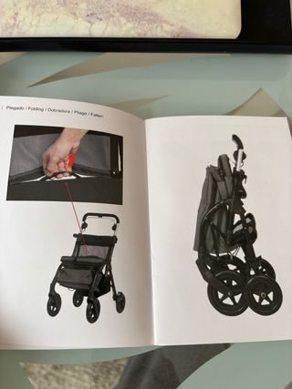 Andador con Carro de Compra y Asiento Plegable R05