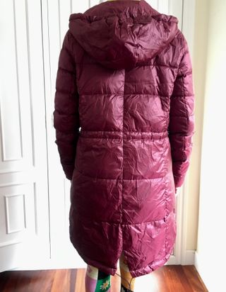 Plumífero plegable talla M