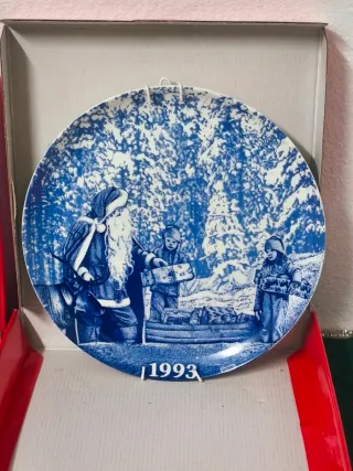 Piatti decorativi Natale 1992