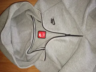 Nike Tech Fleece Gris Sudadera con Cremallera