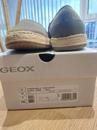 T43 Alpargatas Geox Nuevas