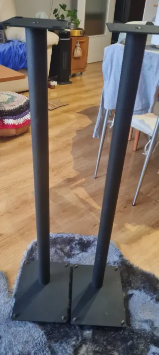 Soportes de pie para altavoces negros