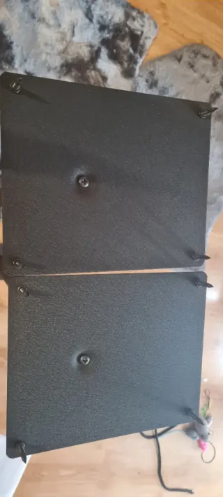 Soportes de pie para altavoces negros