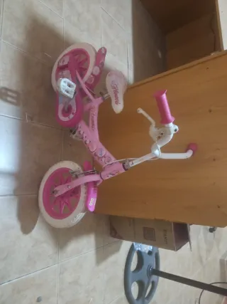 Bicicleta infantil rosa Flowers