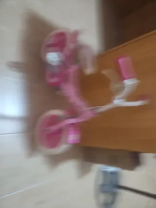 Bicicleta infantil rosa Flowers