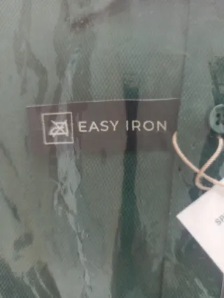 Camisa Springfield Verde Talla M Tejido Estructura