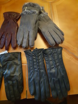 Lote de guantes varios colores