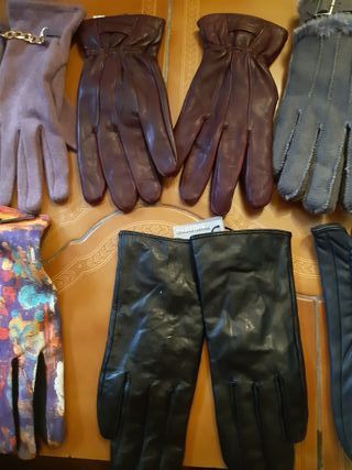 Lote de guantes varios colores