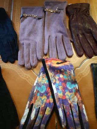 Lote de guantes varios colores