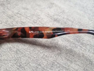 Gafas de vista cansada con estampado animal print