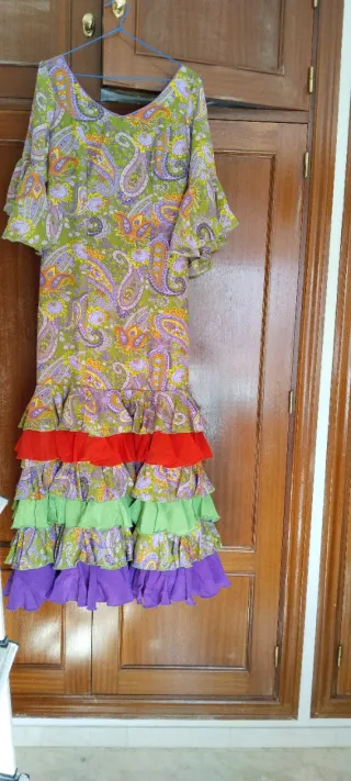 Traje de flamenca cachemir