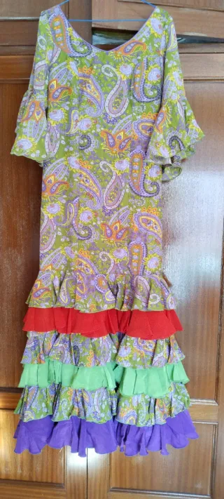 Traje de flamenca cachemir