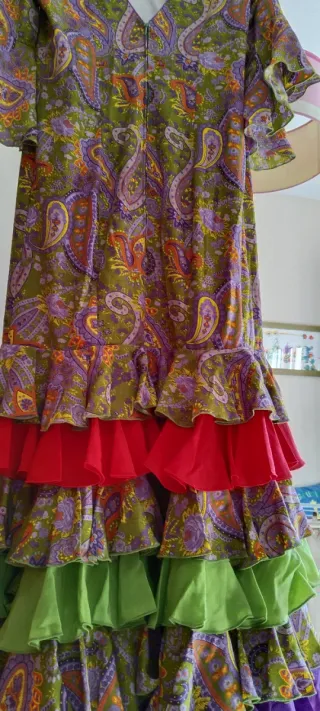 Traje de flamenca cachemir