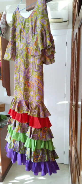 Traje de flamenca cachemir