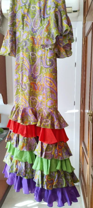 Traje de flamenca cachemir